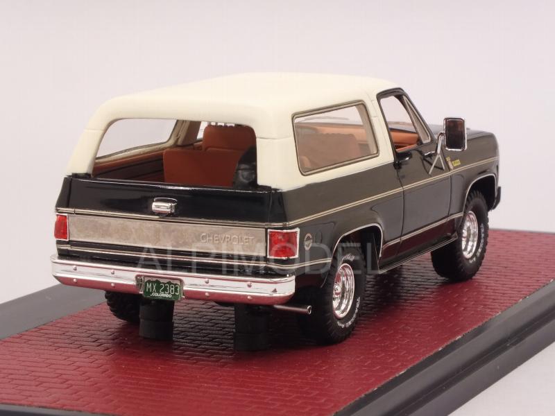 Chevrolet Blazer K5 Cheyenne 1978 (Black/White) - matrix-models