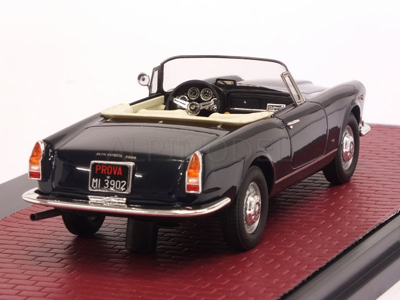 Alfa Romeo 2600 Spider 1962-85 (Dark Blue) - matrix-models