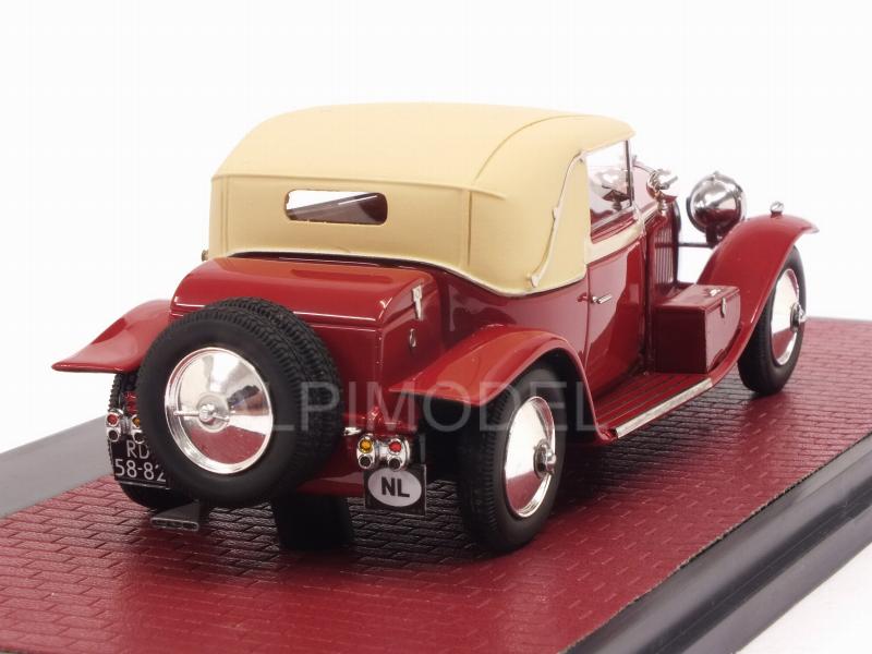 Bugatti Type 46 Faux Cabriolet Veth&Zoon 1930 (Red) - matrix-models