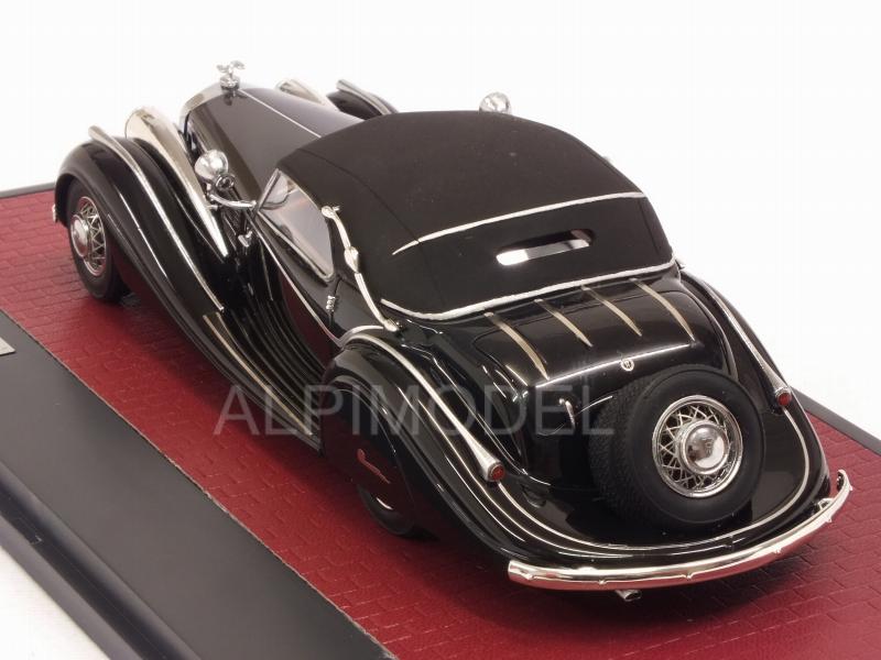 Horch 853 Voll-Ruhrbeck Roadster Cabriolet 1938 (Black) - matrix-models