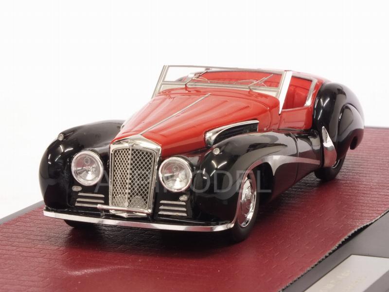 Jaguar SS100 2,5 Litre Roadster Vanden Plas 1939 (Red/Black) by matrix-models