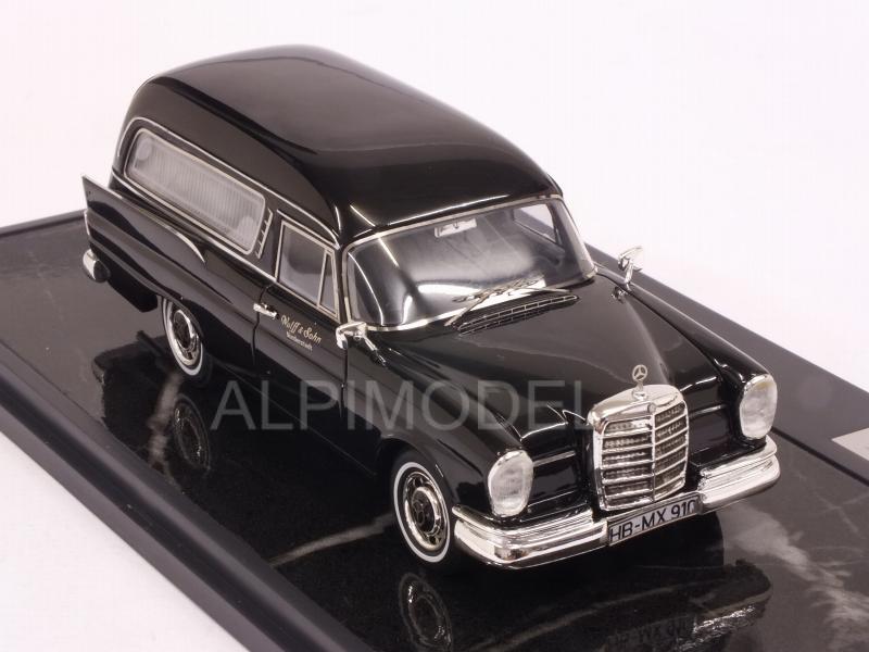 Mercedes 220SE (W111) Pollmann Hearse 1966 (Black) - matrix-models