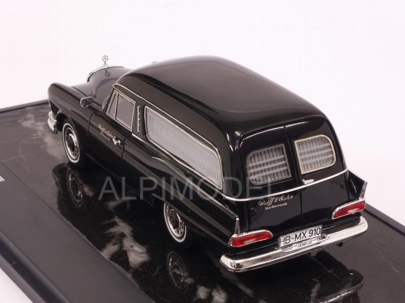 Mercedes 220SE (W111) Pollmann Hearse 1966 (Black) - matrix-models