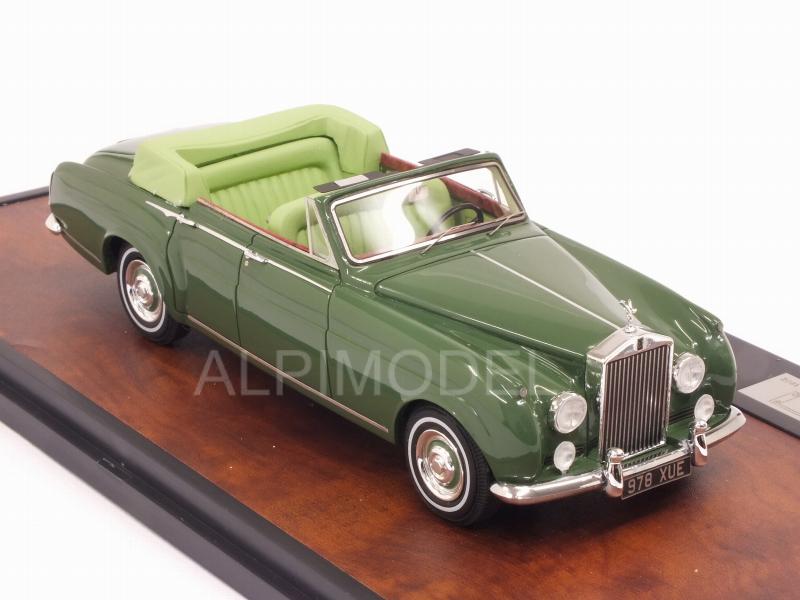 Rolls Royce Silver Cloud H.J.Mulliner 4-Door Cabrio open 1962 (Green) - matrix-models