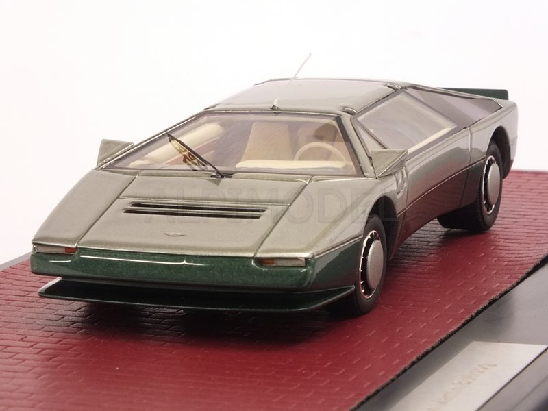 Aston Martin Bulldog Concept 1980 (Grey Metallic/Green) by matrix-models