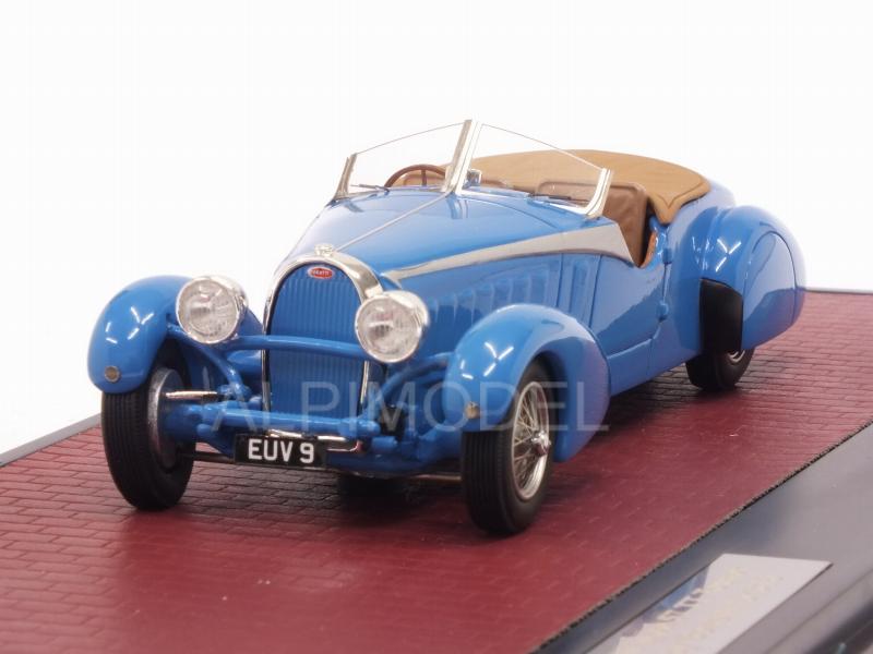 Bugatti Type 57 TT Tourer Terese by Bertelli 1935 (Blue) by matrix-models