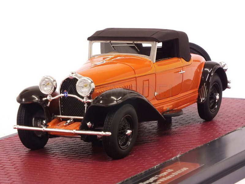 Bugatti Type 46 Cabriolet de Villars closed (Orange) by matrix-models