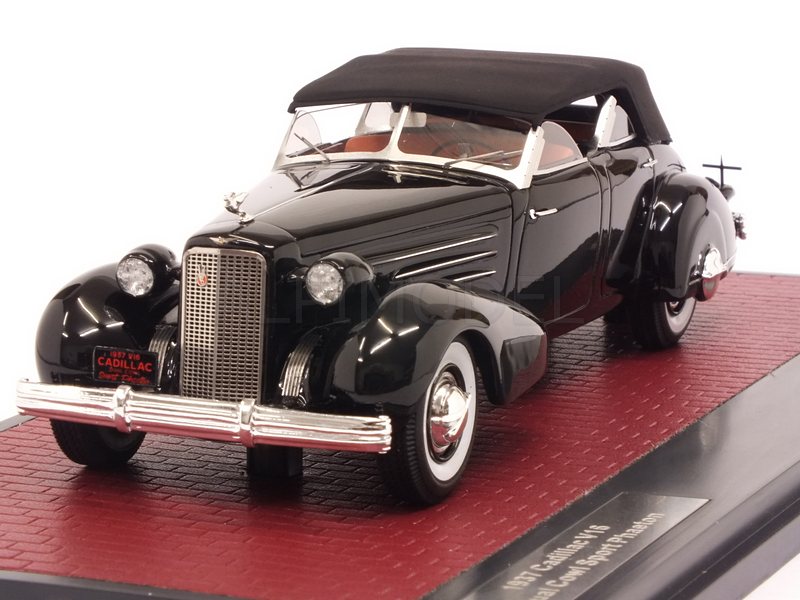 Cadillac V16 Dual Cowl Sport Phaeton 1937 closed (Black) by matrix-models