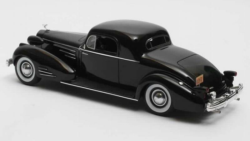 Cadillac V16 Series 90 Fleetwood Coupe 1937 (Black) - matrix-models