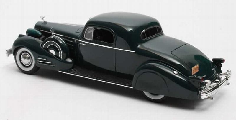Cadillac V16 Series 90 Fleetwood Coupe 1937 (Green) - matrix-models