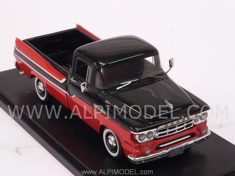 Dodge D100 Sweptside PickUp 1959 (Red/Black) - neo