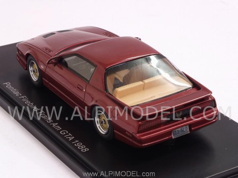 Pontiac Firebird Trans Am GTA Coupe 1988 (Metallic Dark Red) - neo