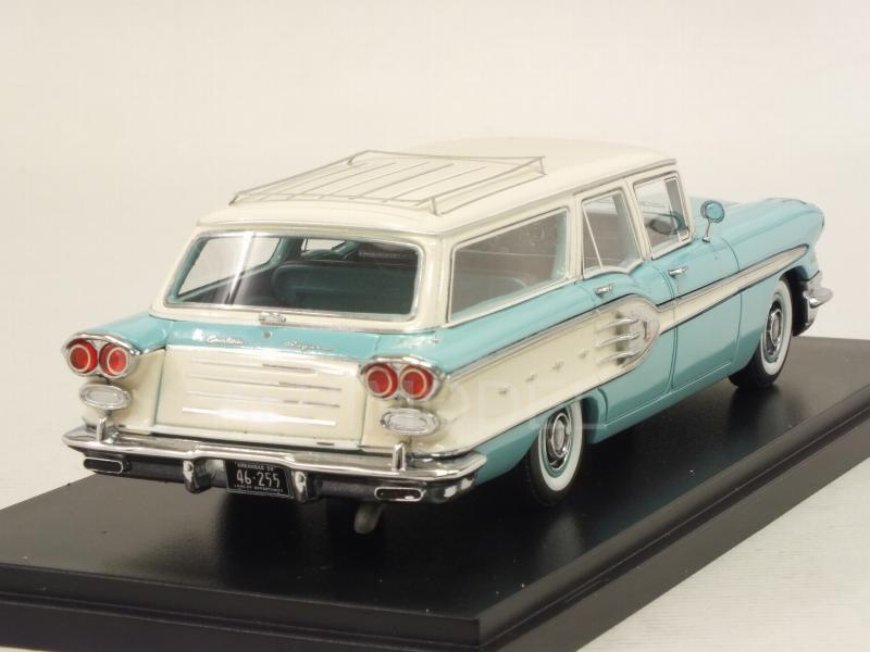 Pontiac Starchief Safari 1958 (Turquoise/White) - neo