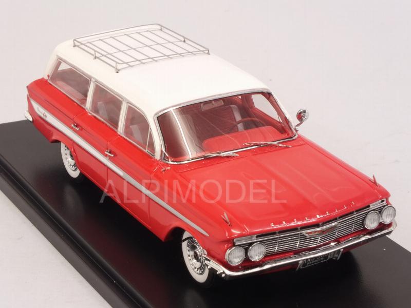 Chevrolet Nomad Station Wagon 1961 (Red/White) - neo