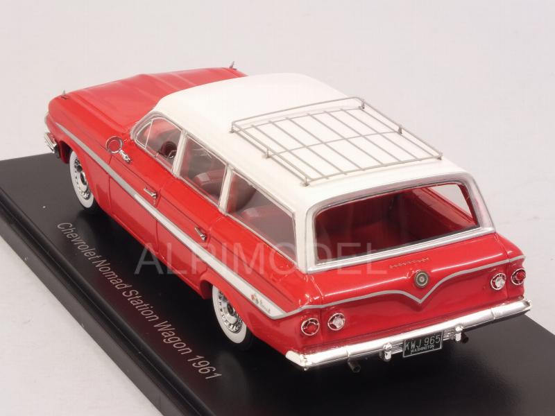 Chevrolet Nomad Station Wagon 1961 (Red/White) - neo