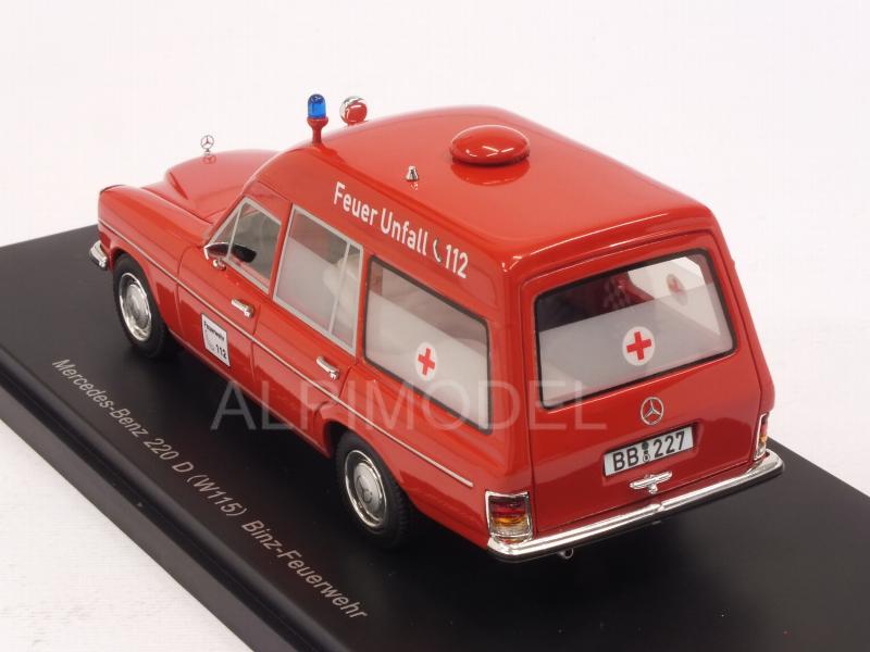 Mercedes 220D (W115) Binz Ambulance Feuerwehr - neo