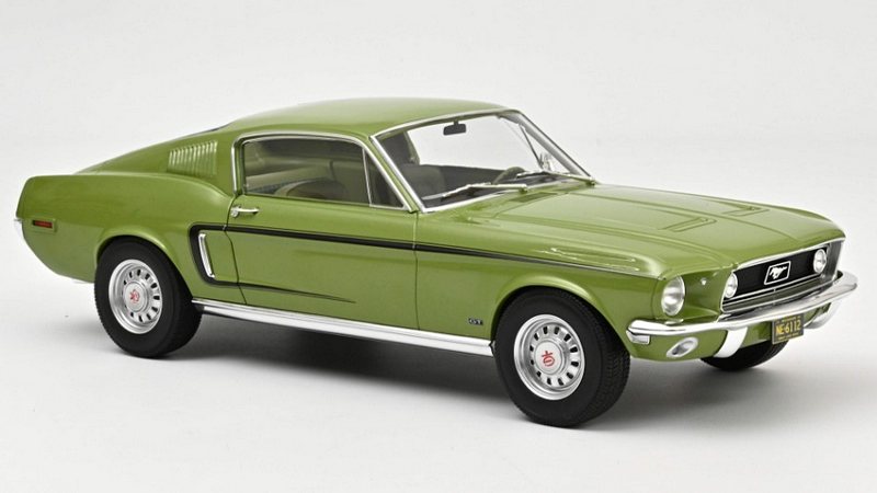 Ford Mustang Fastback GT 1968 (Light Green Metallic) by norev