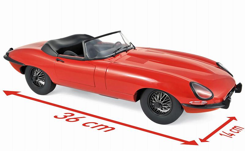 Jaguar E-Type Cabriolet 1962 (Red) by norev