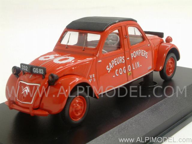 Citroen 2CV Fire Brigades Cogolin 1961 - norev