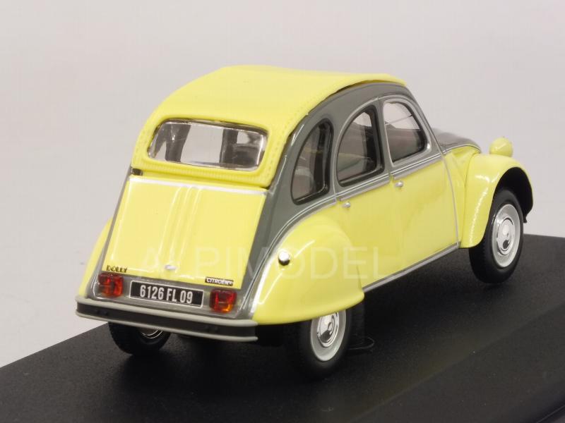 Citroen 2CV Dolly 1985 (Rialto Yellow/Cormoran Grey) - norev