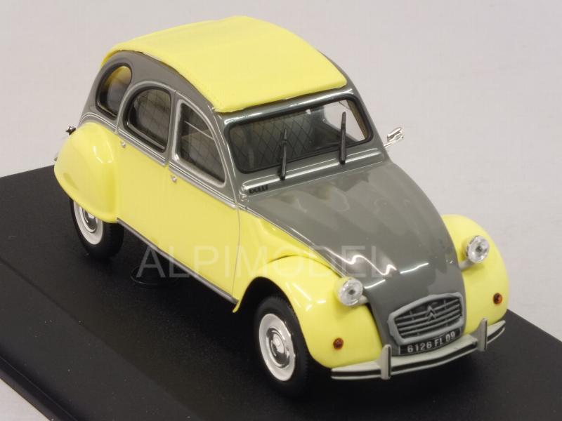 Citroen 2CV Dolly 1985 (Rialto Yellow/Cormoran Grey) - norev