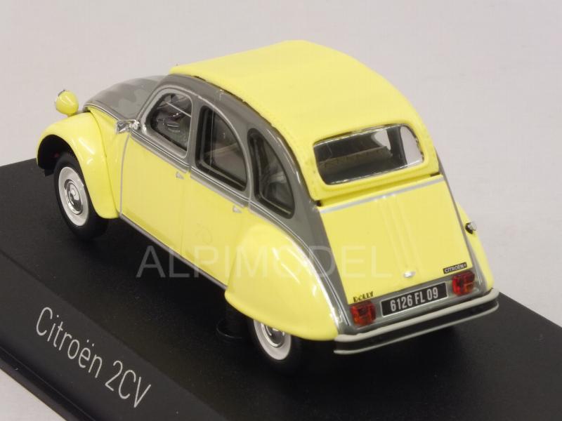 Citroen 2CV Dolly 1985 (Rialto Yellow/Cormoran Grey) - norev