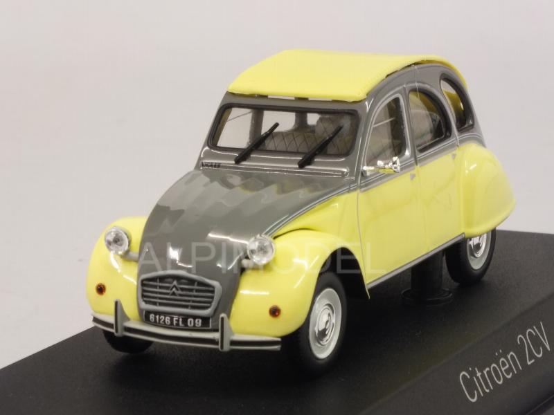 Citroen 2CV Dolly 1985 (Rialto Yellow/Cormoran Grey) by norev