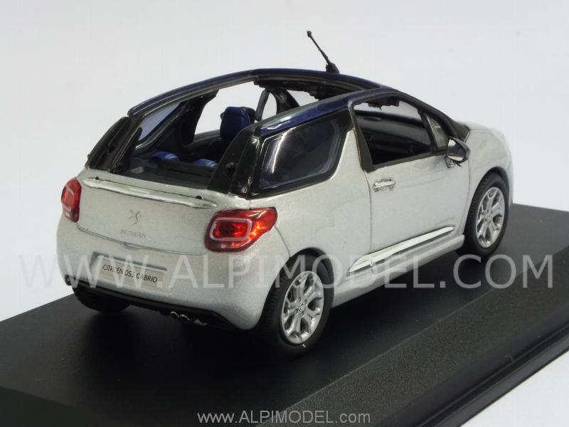 Citroen DS3 Cabrio 2013 (Silver/Blue) - norev