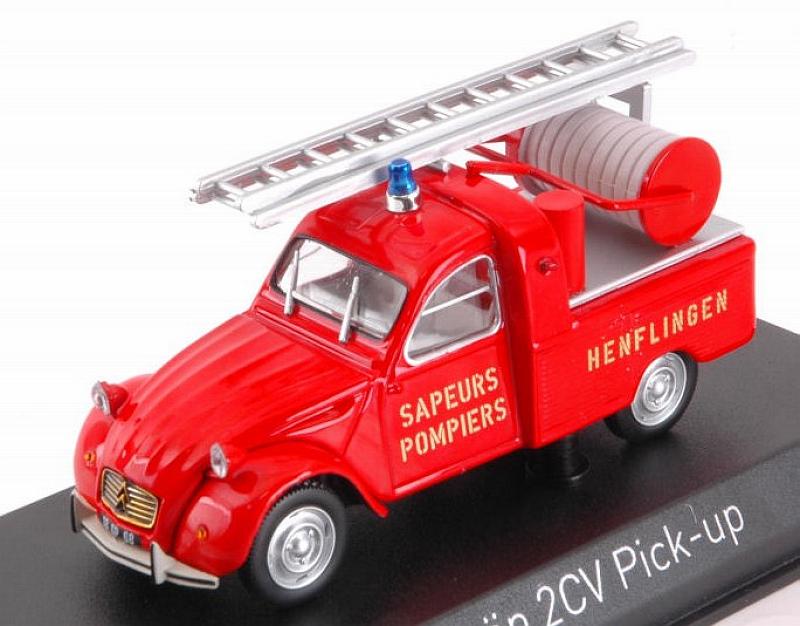 Citroen 2CV PickUp Pompiers by norev