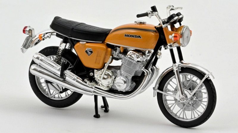 Honda CB750 1969 (Orange Metallic) by norev