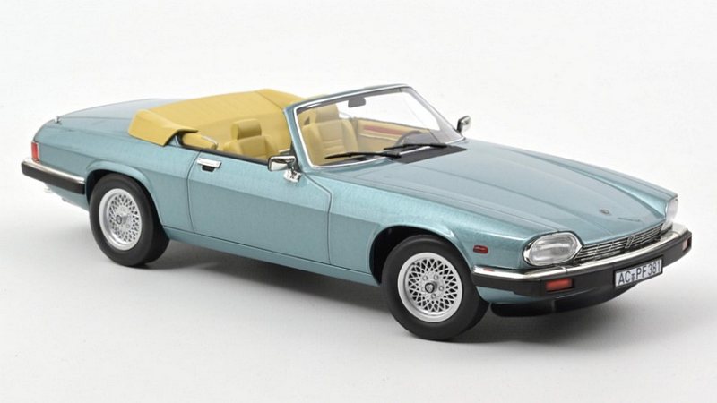Jaguar XJ-S 5.3 H.E.Convertible 1988 (Light Blue Metallic) by norev