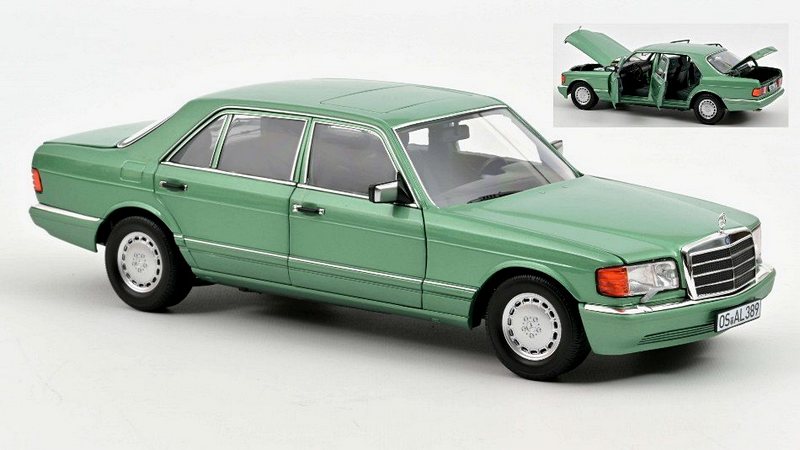 Mercedes 500 SEL 1991 (Light Green Metallic) by norev