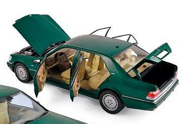 Mercedes S600 1997 (Green Metallic) - norev