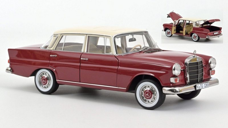 Mercedes 200 1966 (Red) by norev