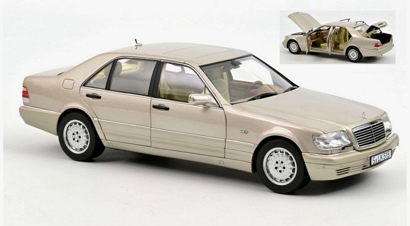 Mercedes S600 1997 (Silver) by norev