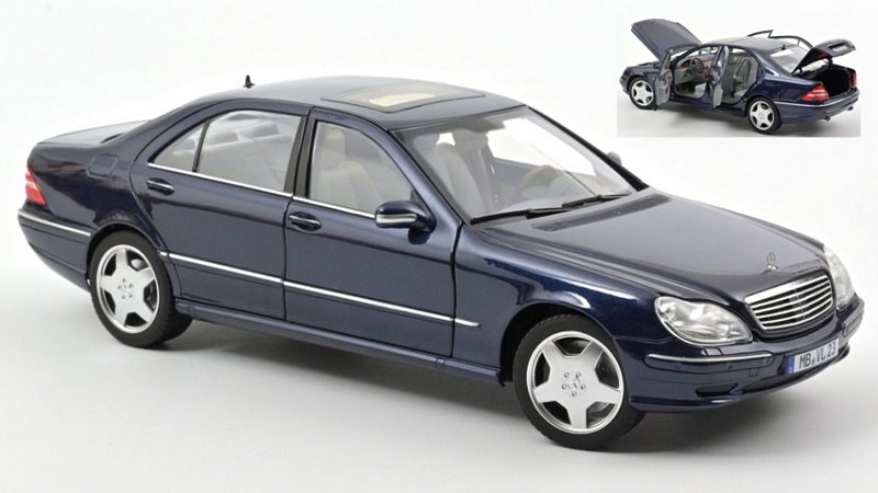 Mercedes S55 AMG 2000 (Blue Metallic) by norev