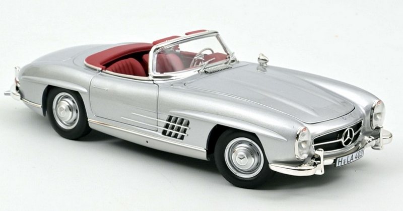Mercedes 300 SL Roadster 1957 (Silver) by norev