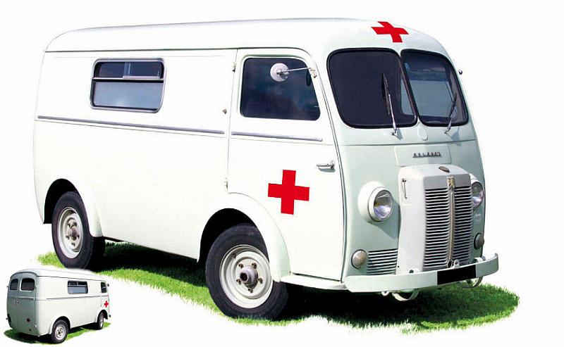 Peugeot D4B 1963 Ambulance by norev