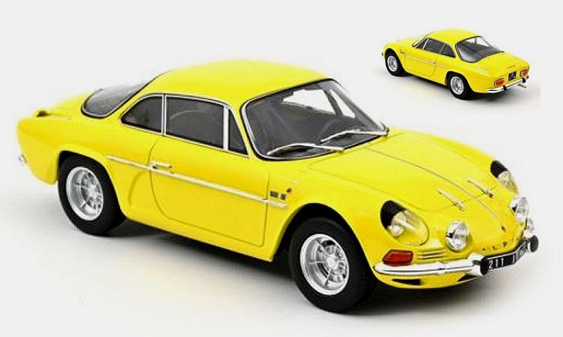 Alpine A110 Renault 1600s 1969 (Yellow) by norev
