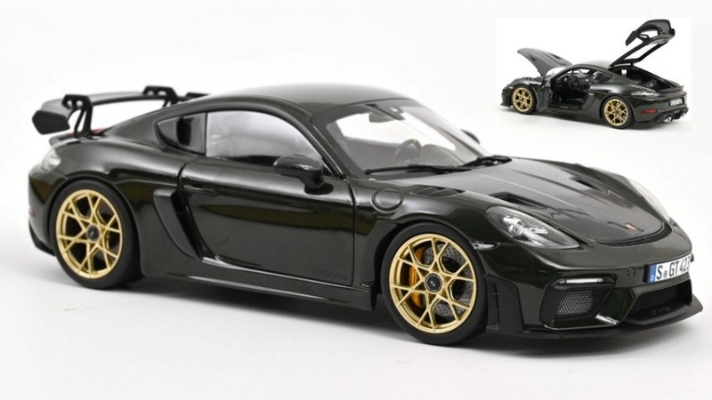 Porsche Cayman GT4 RS Weissach Package 2023 (Brewster Green) by norev