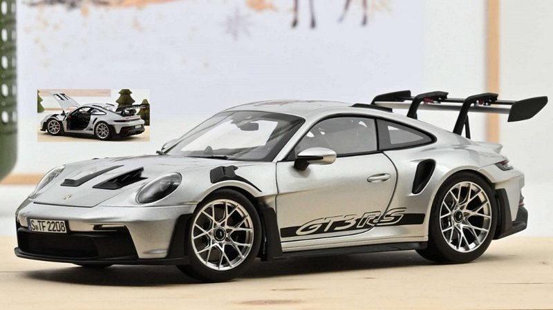 Porsche 911 GT3 RS 2022 (GT Met.Silver) by norev