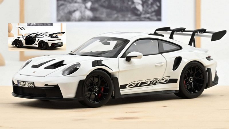 Porsche 911 GT3 RS 2022 (Gulf White) by norev