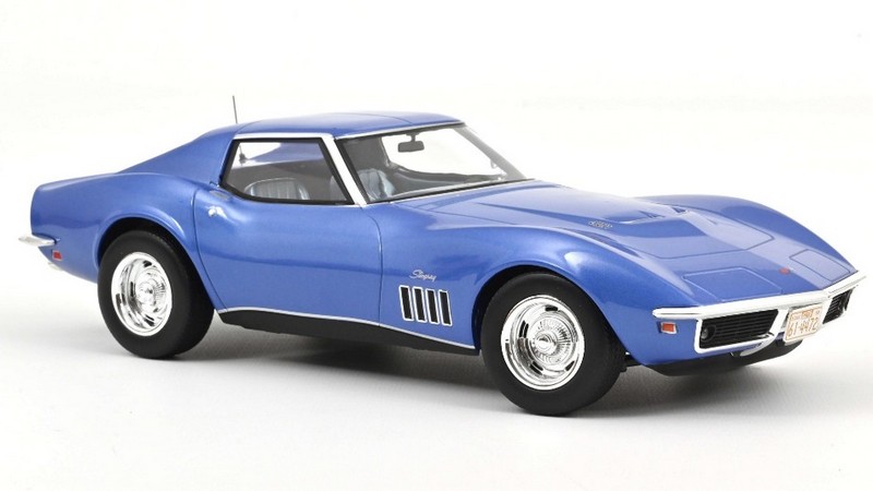Chevrolet Corvette Coupe 1969 (Le Mans Blue) by norev