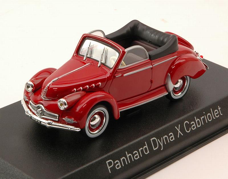 Panhard Dyna X Cabriolet 1951 (Red) by norev
