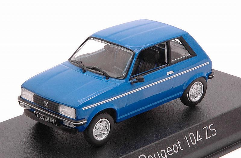 Peugeot 104 ZS 1979 (Ibis Blue) by norev