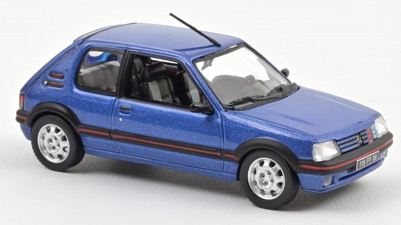 Peugeot 205 GTI 1.9 1992 (Miami Blue) by norev