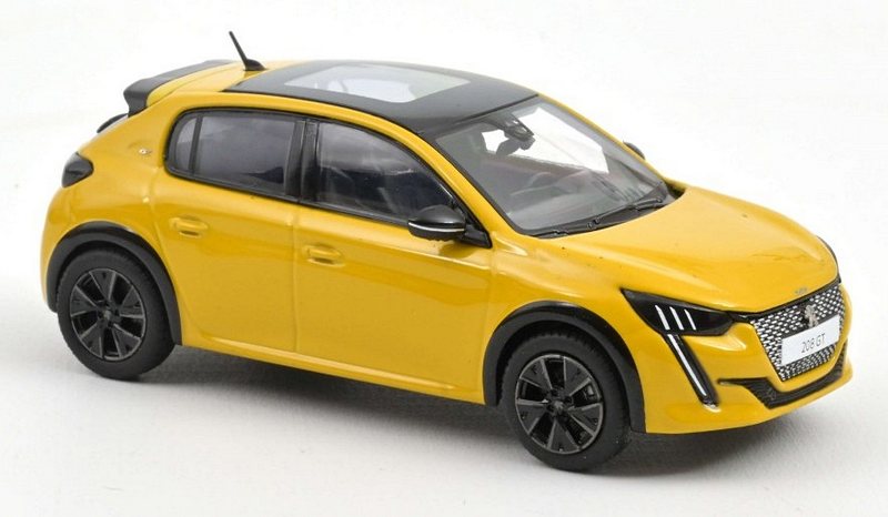 Peugeot 208 GT Pack 2022 (Faro Yellow) by norev