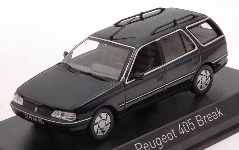 Peugeot 405 Break 1991 (Dark Blue) by norev