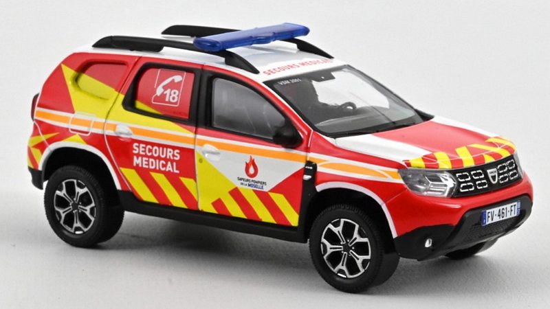 Dacia Duster 2020 Pompiers - Secours Medical 57 by norev