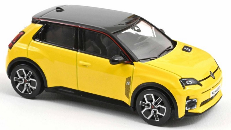 Renault 5 E-tech 100% Electric 2024 (Pop Yellow/Black) by norev